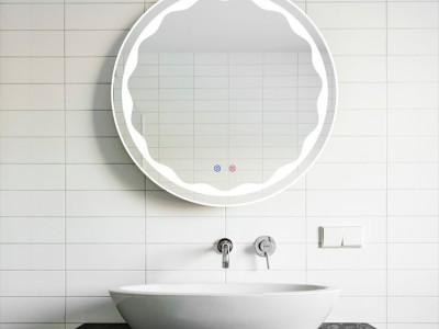 Bathroom smart touch on switch makeup led mirror lightImage2