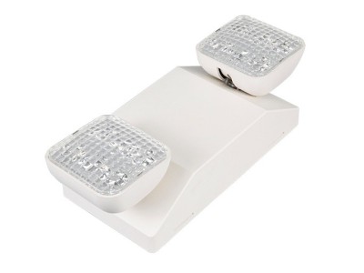 Wall Mount White Integrated LED Thermoplastic Emergency Light with AdjustableImage3