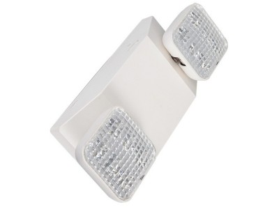 Wall Mount White Integrated LED Thermoplastic Emergency Light with AdjustableImage2