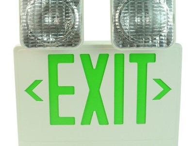 Hardwired Red/Green LED Combo Exit Sign Emergency LightImage3