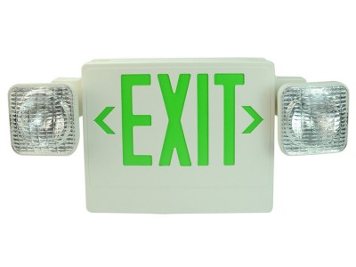 Hardwired Red/Green LED Combo Exit Sign Emergency LightImage2