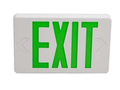 Hardwired Red/Blue LED Exit Emergency Sign LightImage3