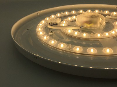 12W 18W 24W LED lamp source SMD 2835 round lens ceiling light LED moduleImage2