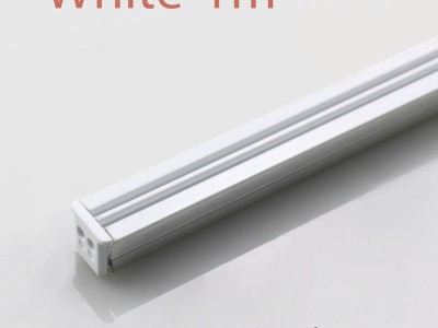 0.5m 1m cabinet light Black track rail for bookcase strip lightImage7